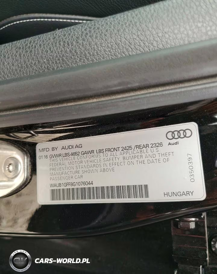 2016 Audi S3 Premium Plus VIN:WAUB1GFF8G1076044 - 13