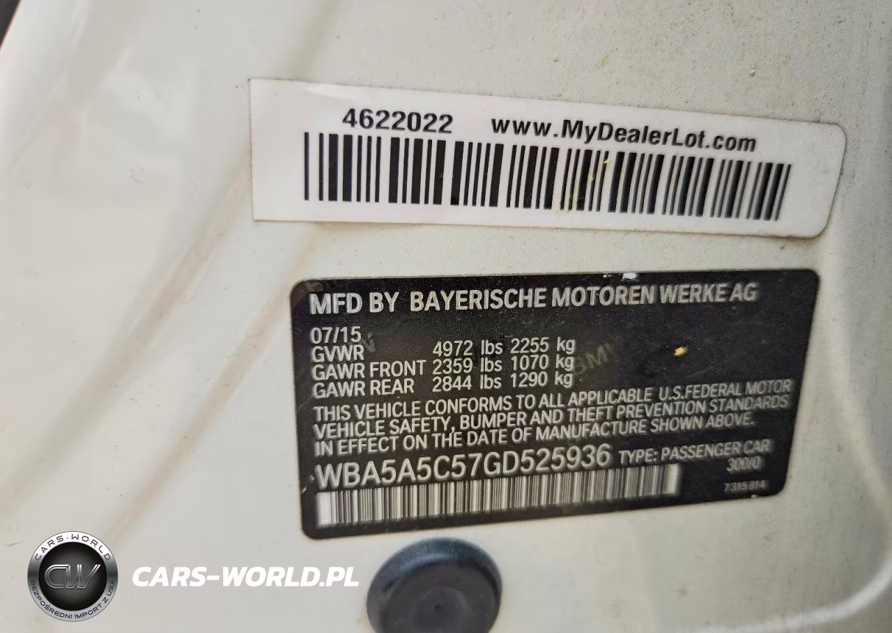 2016 BMW 528 I VIN:WBA5A5C57GD525936 - 13
