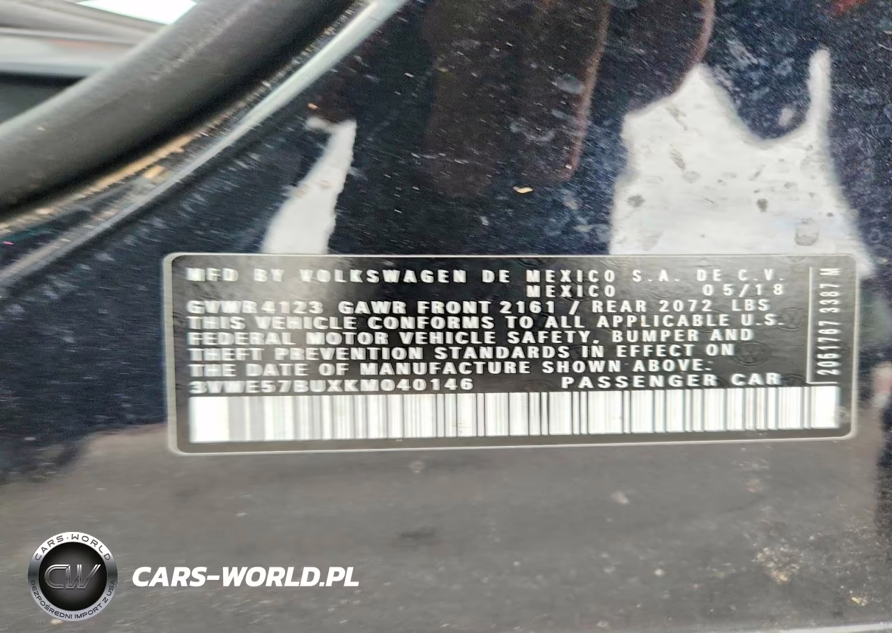 2019 Volkswagen Jetta Sel VIN:3VWE57BUXKM040146 - 12