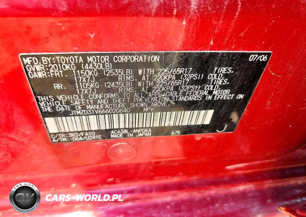 2006 Toyota Rav4 Limited VIN:JTMZD31V666020640 - 12