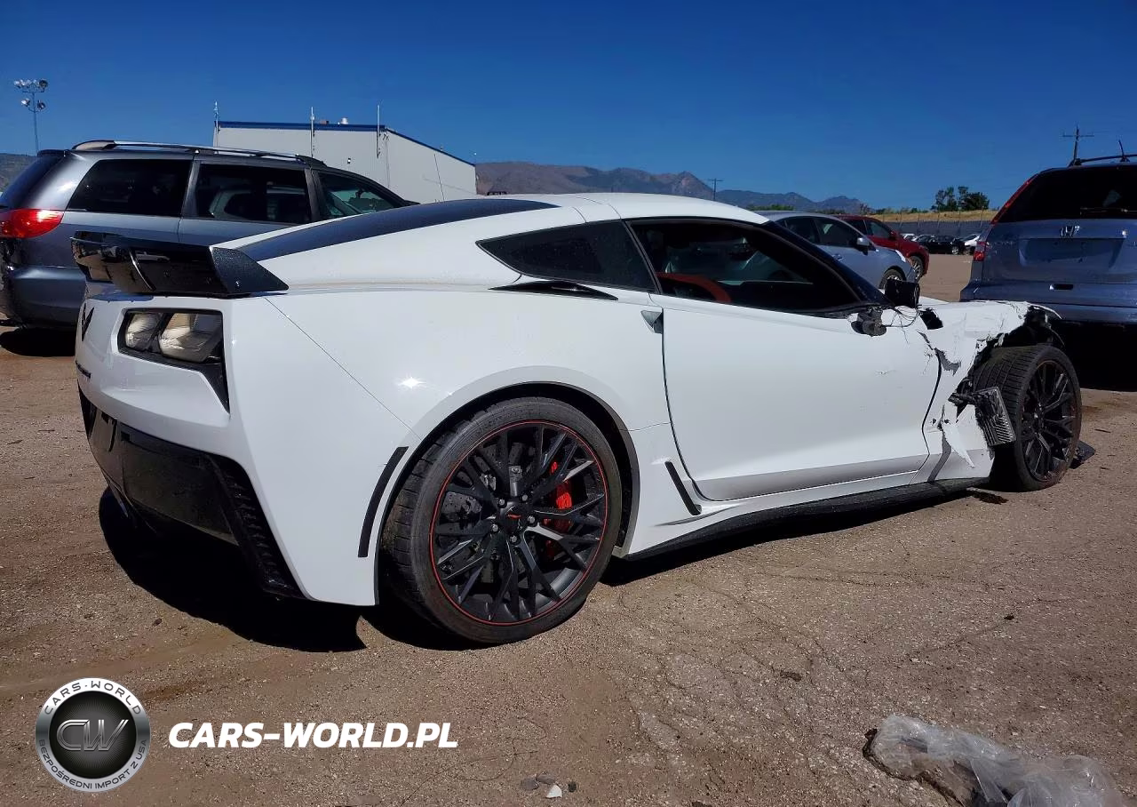 2017 Chevrolet Corvette Z06 3Lz VIN:1G1YT2D61H5601753 - 3