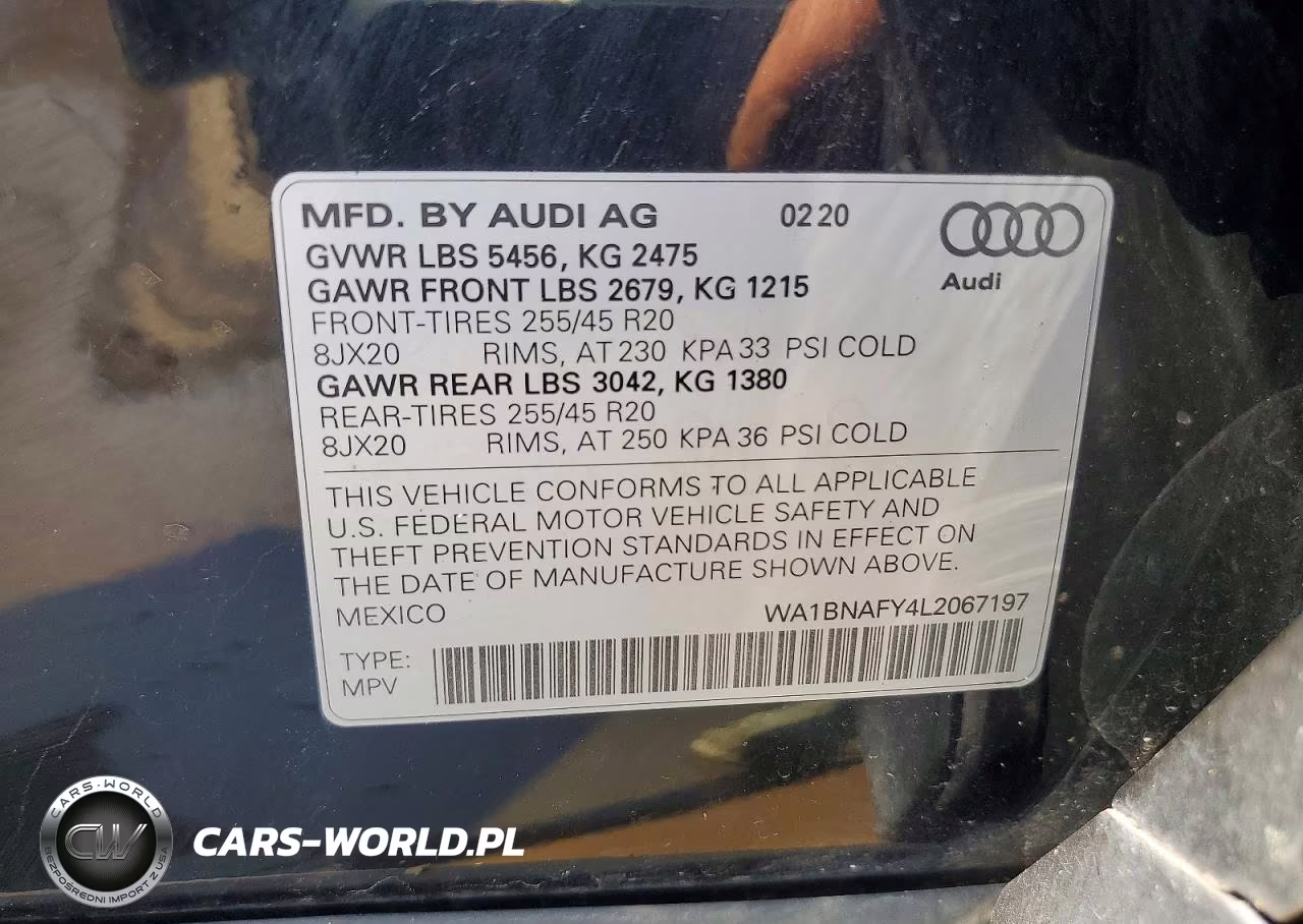 2020 Audi Q5 Premium Plus VIN:WA1BNAFY4L2067197 - 13