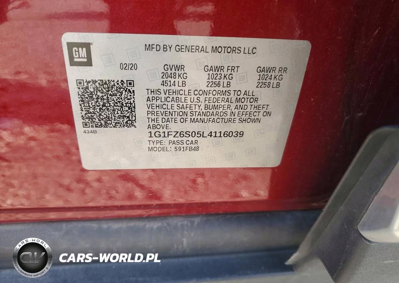 2020 Chevrolet Bolt Ev Premier VIN:1G1FZ6S05L4116039 - 12