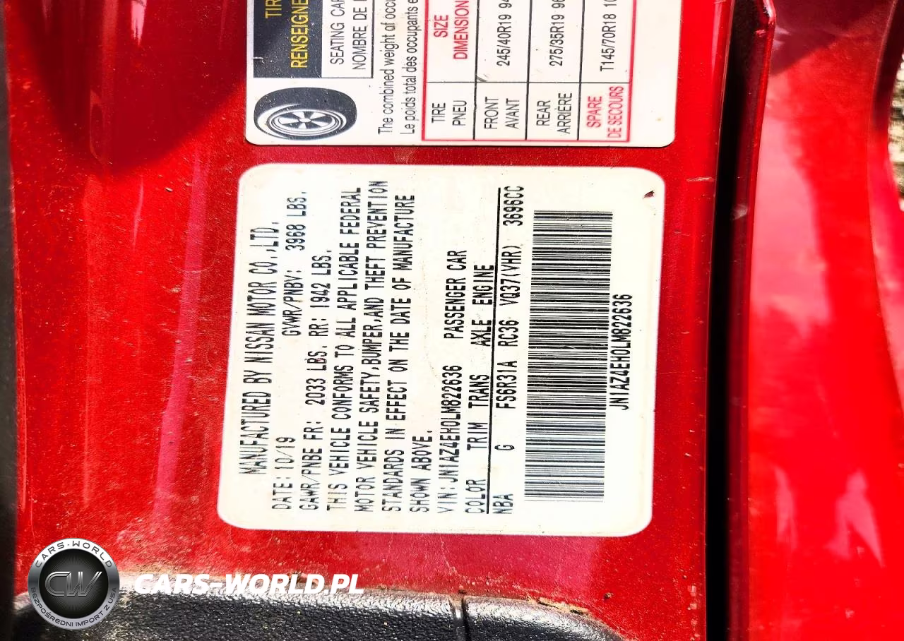 2020 Niss 370Z Sport VIN:JN1AZ4EH0LM822636 - 12