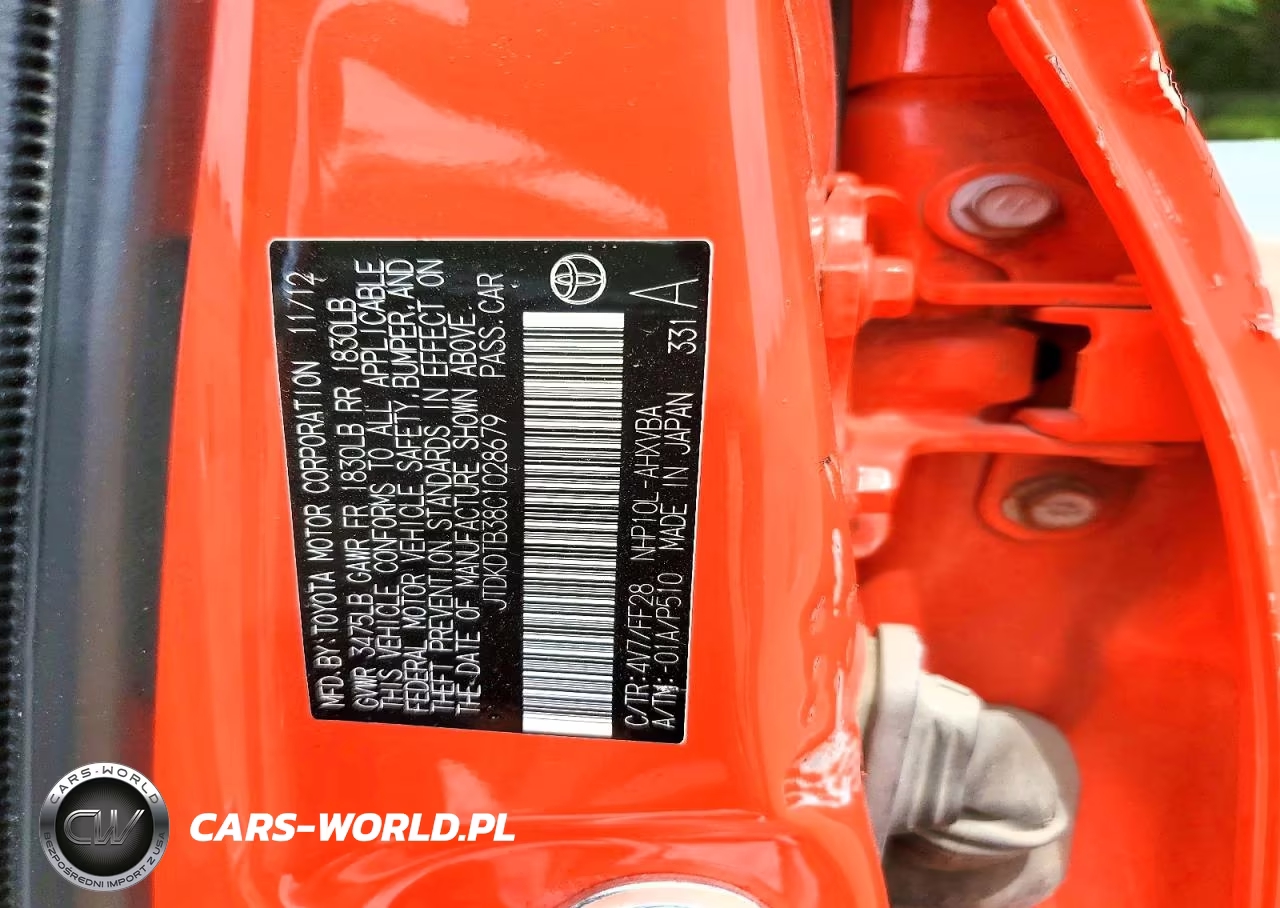 2012 Toyota Prius C Two VIN:JTDKDTB38C1028679 - 12