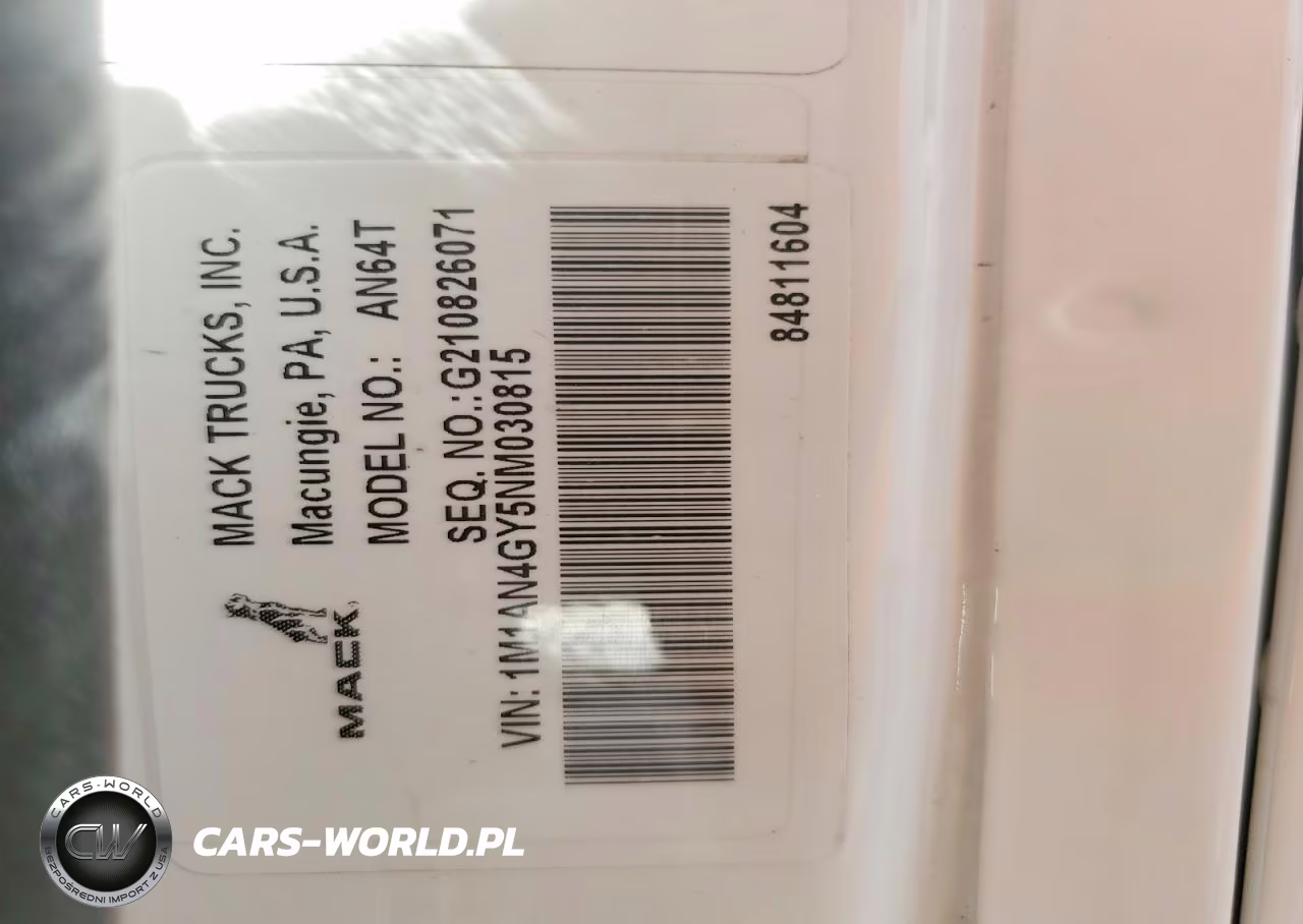 2022 Mack Anthem Semi Truck VIN:1M1AN4GY5NM030815 - 12