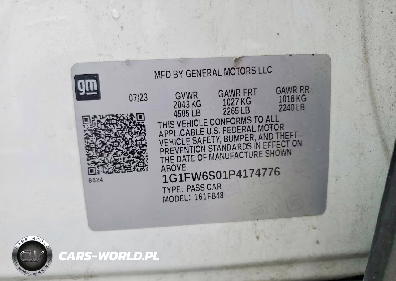 2023 Chevrolet Bolt Ev 1Lt VIN:1G1FW6S01P4174776 - 13