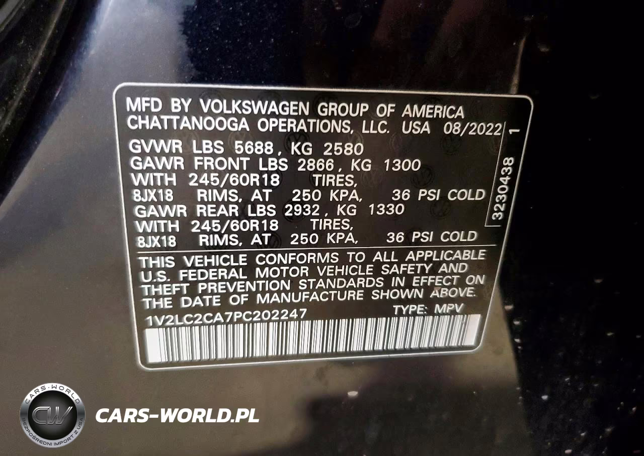 2023 Volkswagen Atlas Cross Sport Se VIN:1V2LC2CA7PC202247 - 13