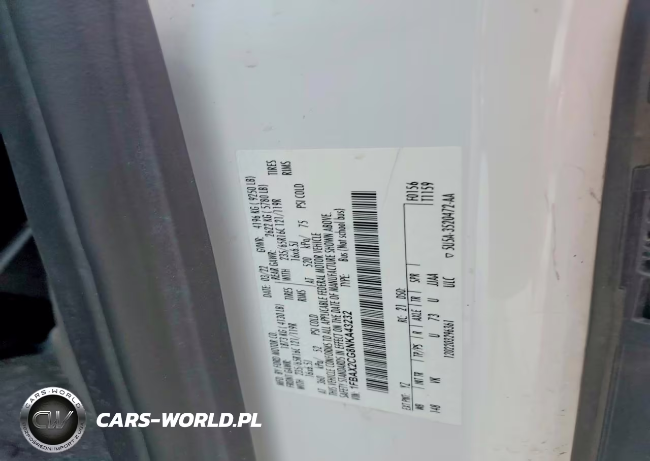 2022 Ford Transit T-350 VIN:1FBAX2CG8NKA43232 - 14