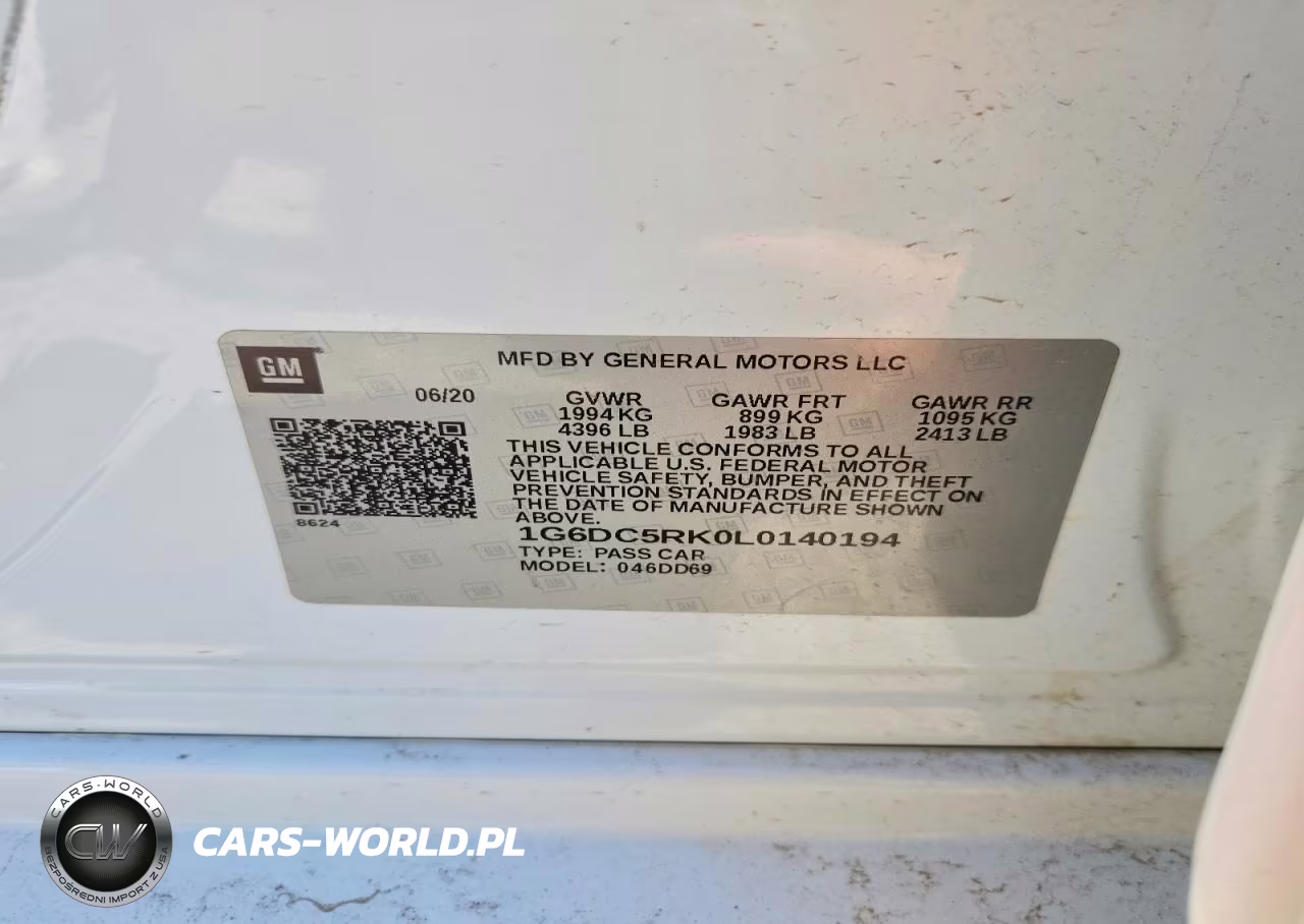 2020 Cadillac Ct4 Sport VIN:1G6DC5RK0L0140194 - 12