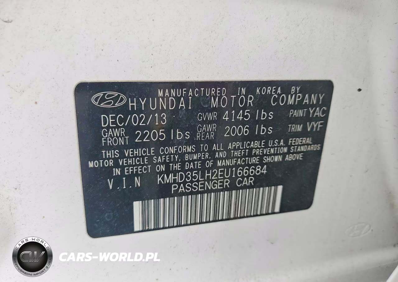 2014 Hyundai Elantra Gt Base VIN:KMHD35LH2EU166684 - 12