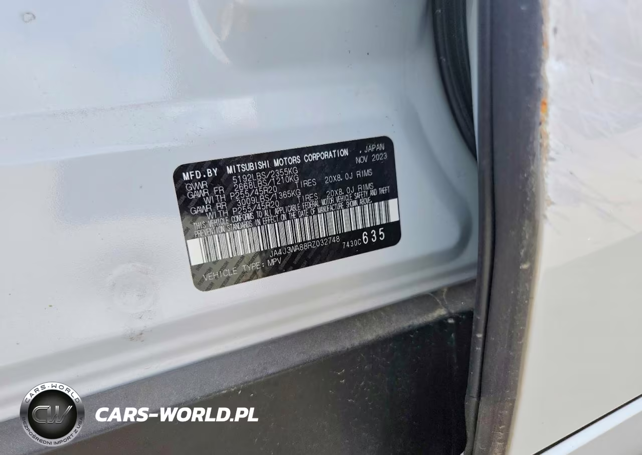 2024 Mitsubishi Outlander Sel VIN:JA4J3WA88RZ032748 - 13