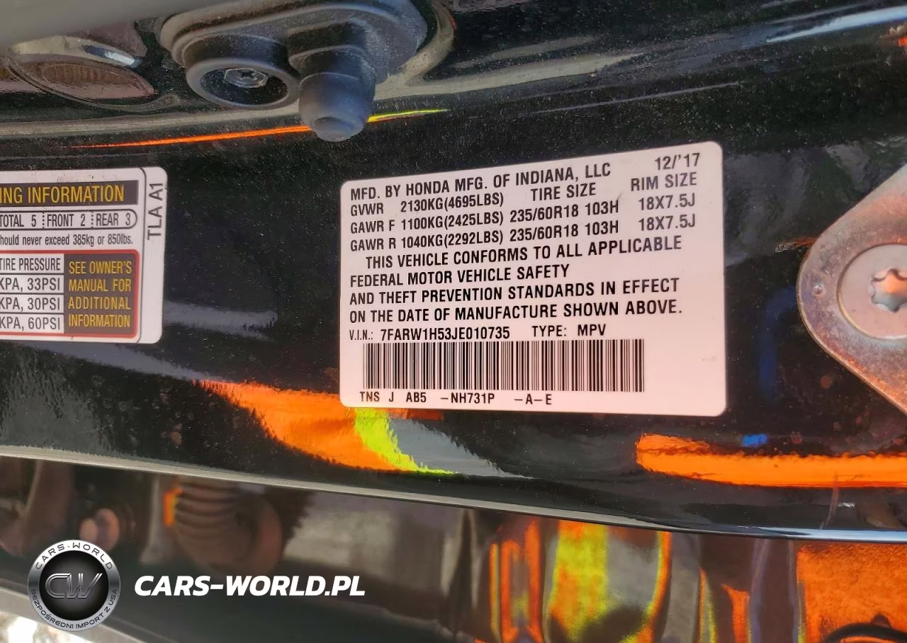 2018 Honda Cr-V Ex VIN:7FARW1H53JE010735 - 12