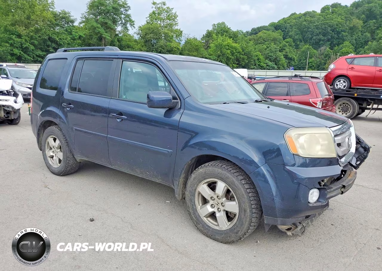 2011 Honda Pilot Exln VIN:5FNYF4H75BB040346 - 4