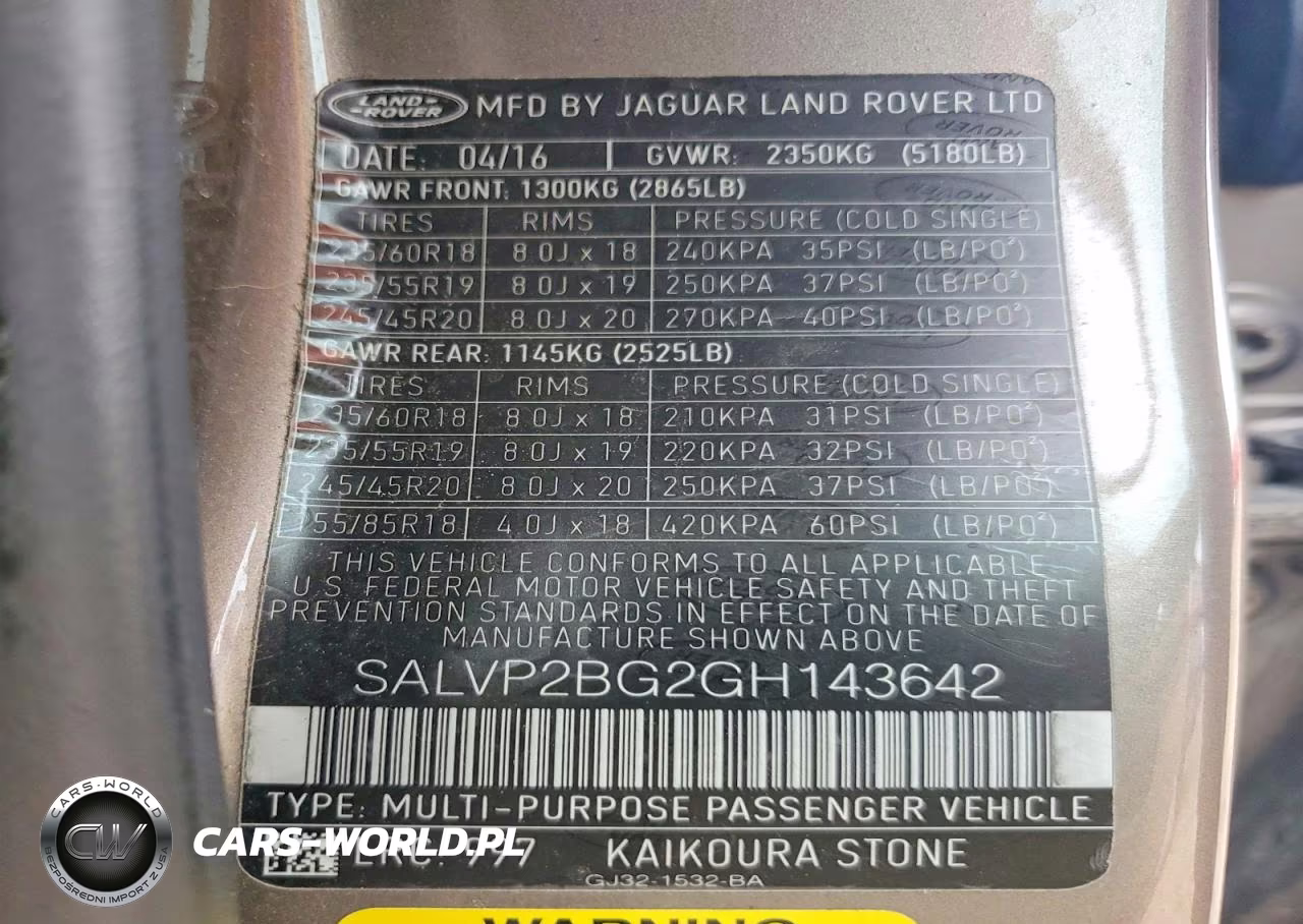 2016 Land Rover Range Rover Evoque Se VIN:SALVP2BG2GH143642 - 13