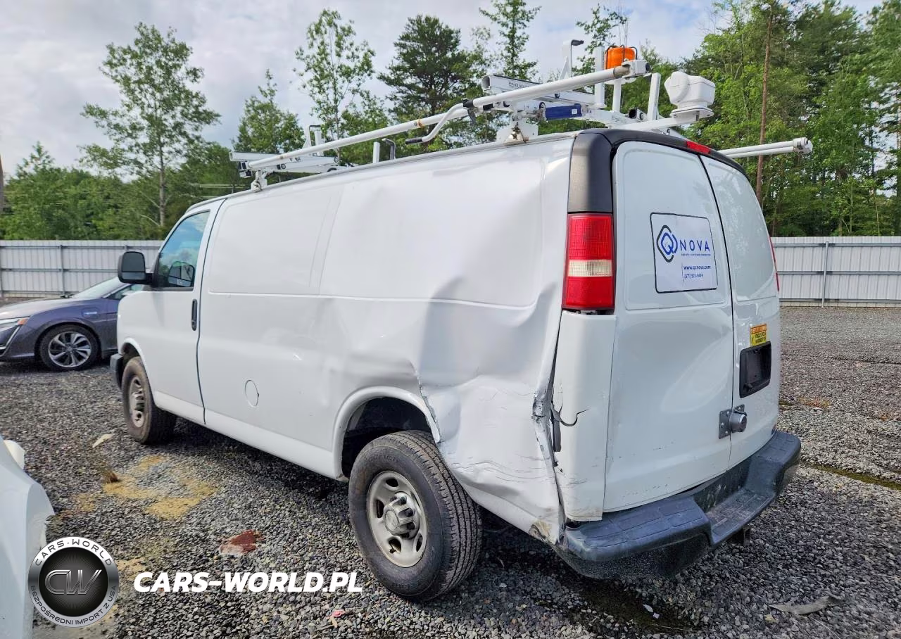 2015 CHEVROLET EXPRESS 2500 WORK VAN VIN:1GCWGFCF1F1157693 - 2