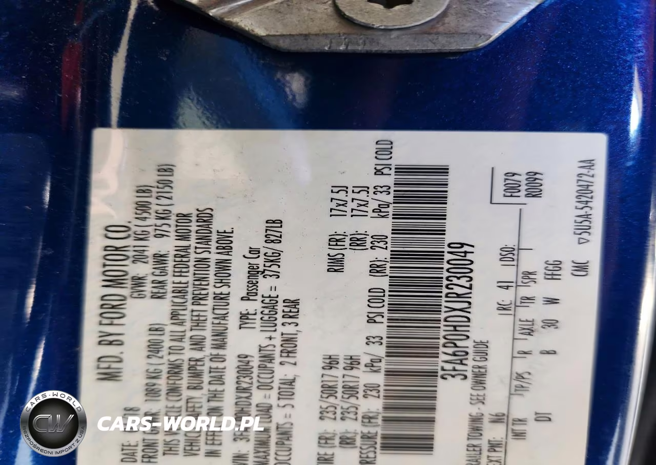 2018 Ford Fusion Se VIN:3FA6P0HDXJR230049 - 12