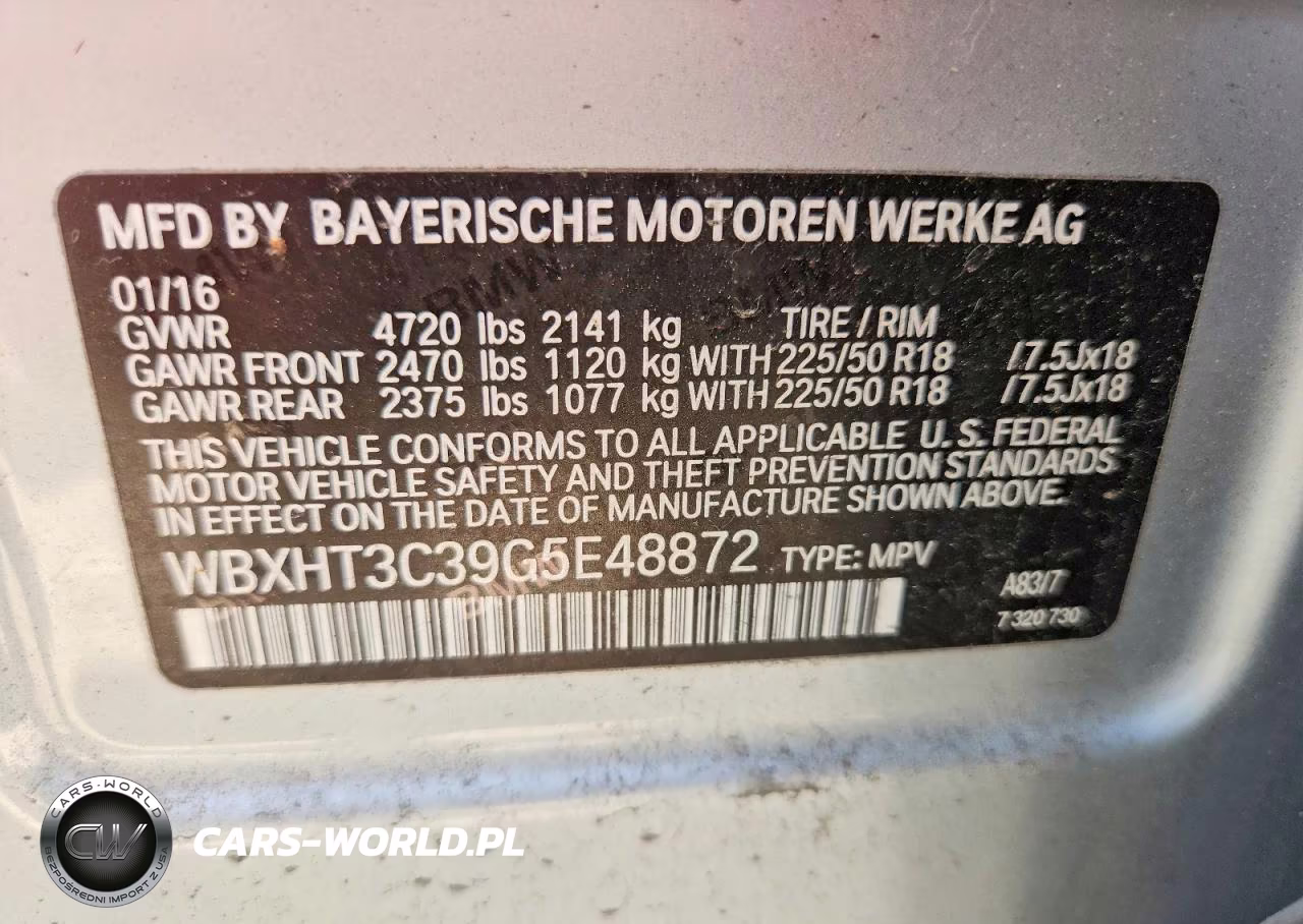 2016 BMW X1 xDrive28I VIN:WBXHT3C39G5E48872 - 14