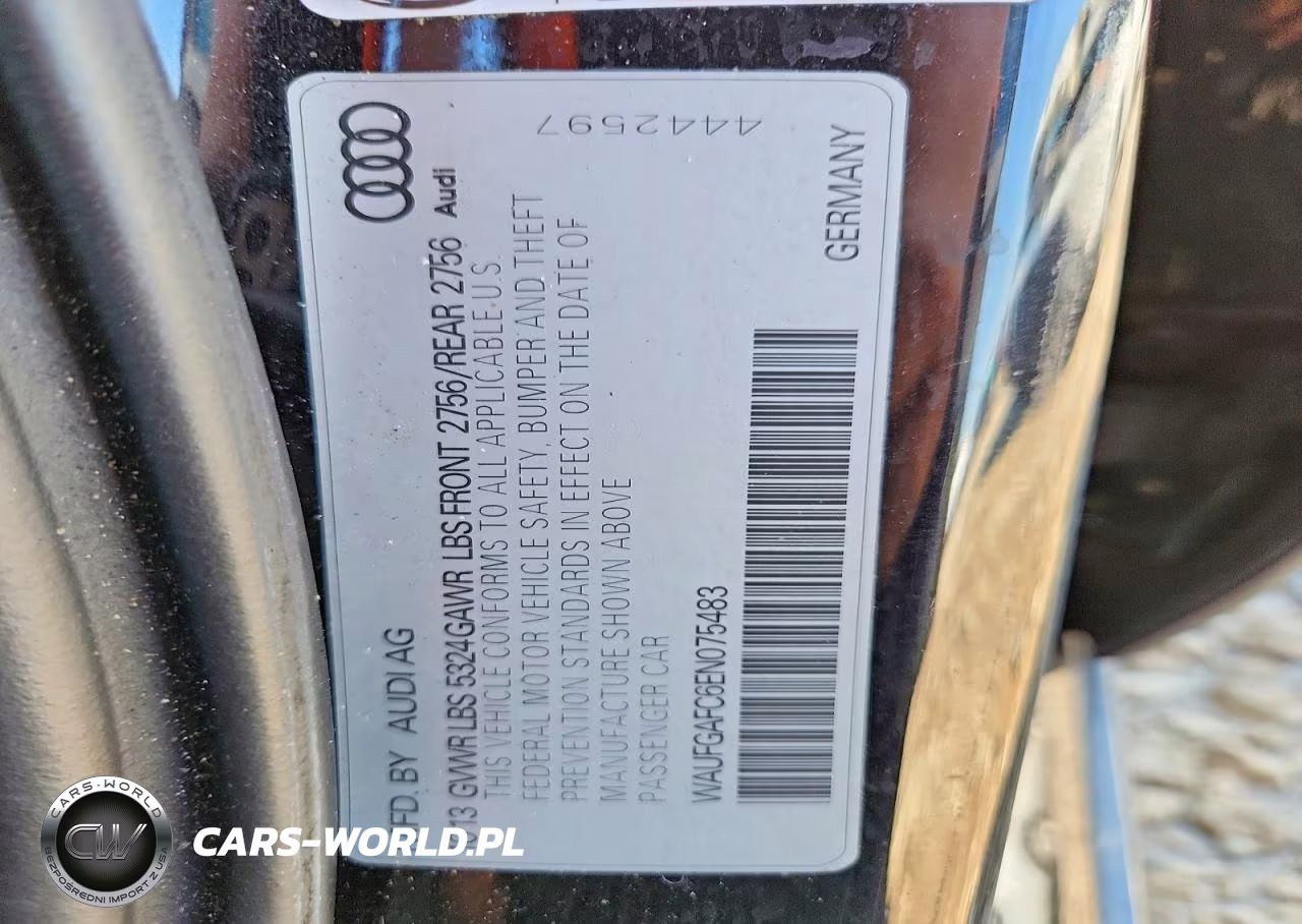 2014 Audi A6 Premium Plus VIN:WAUFGAFC6EN075483 - 12