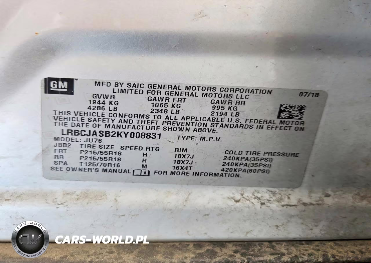 2019 Buick Encore Preferred VIN:LRBCJASB2KY008831 - 12