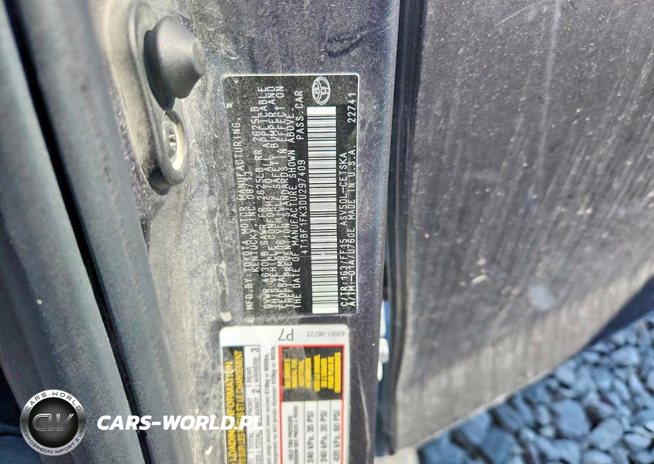 2013 Toyota Camry Se VIN:4T1BF1FK3DU297409 - 13