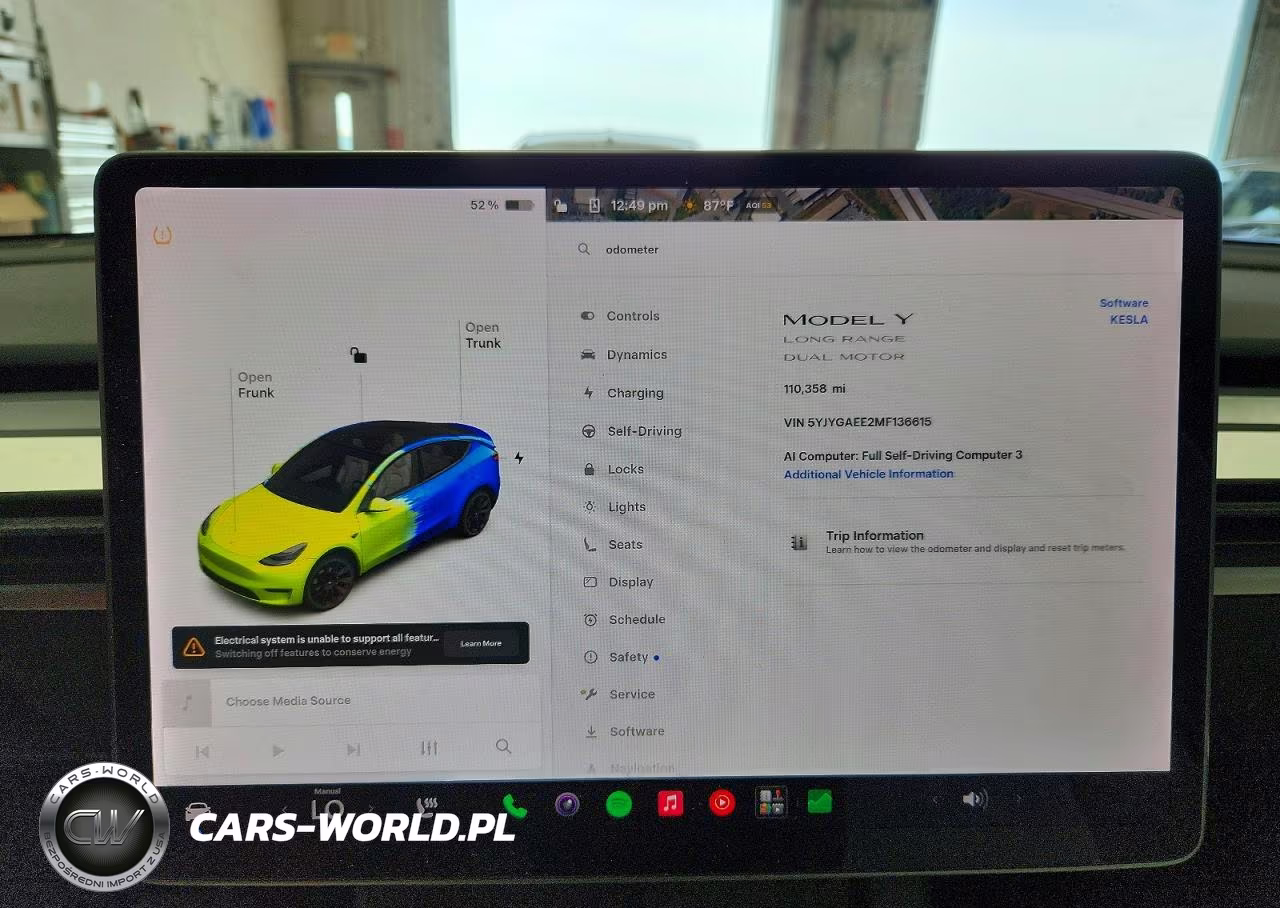 2021 Tesla Model Y VIN:5YJYGAEE2MF136615 - 9