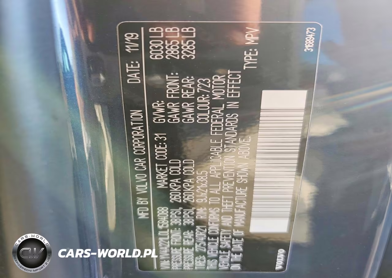 2020 Volvo Xc90 T6 Inscription VIN:YV4A221L0L1584088 - 13