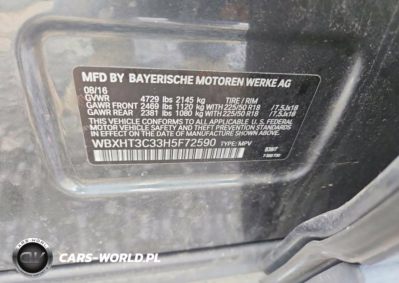 2017 BMW X1 xDrive28I VIN:WBXHT3C33H5F72590 - 13