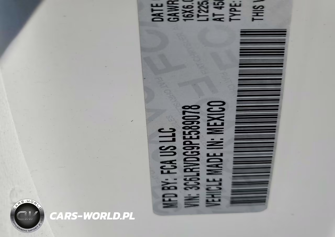 2023 Ram Promaster VIN:3C6LRVDG9PE589078 - 12