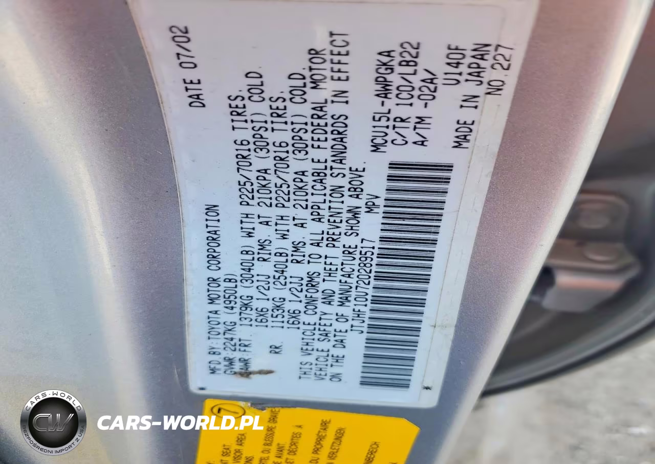 2002 Lexus Rx 300 VIN:JTJHF10U720289517 - 13