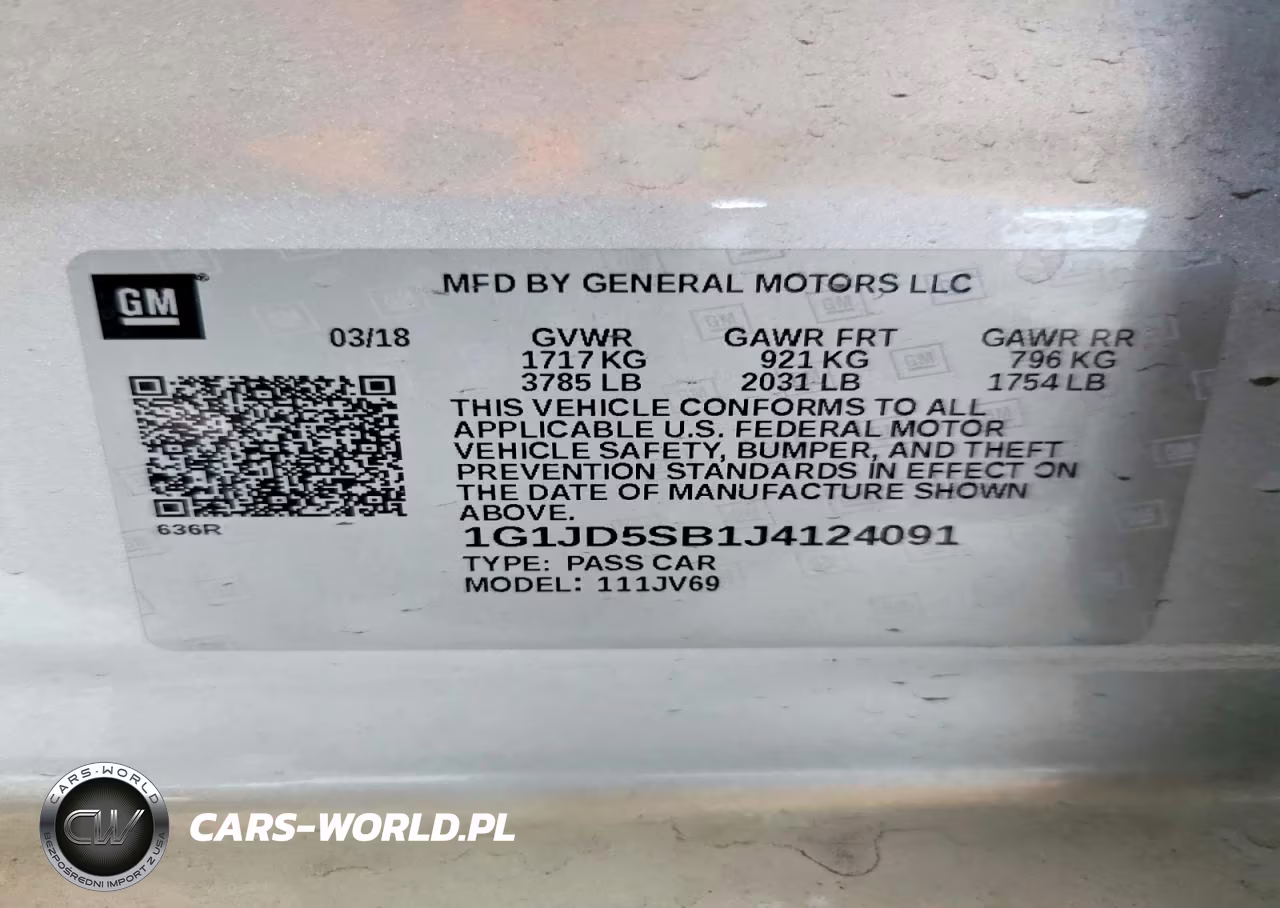 2018 Chevrolet Sonic Lt VIN:1G1JD5SB1J4124091 - 12
