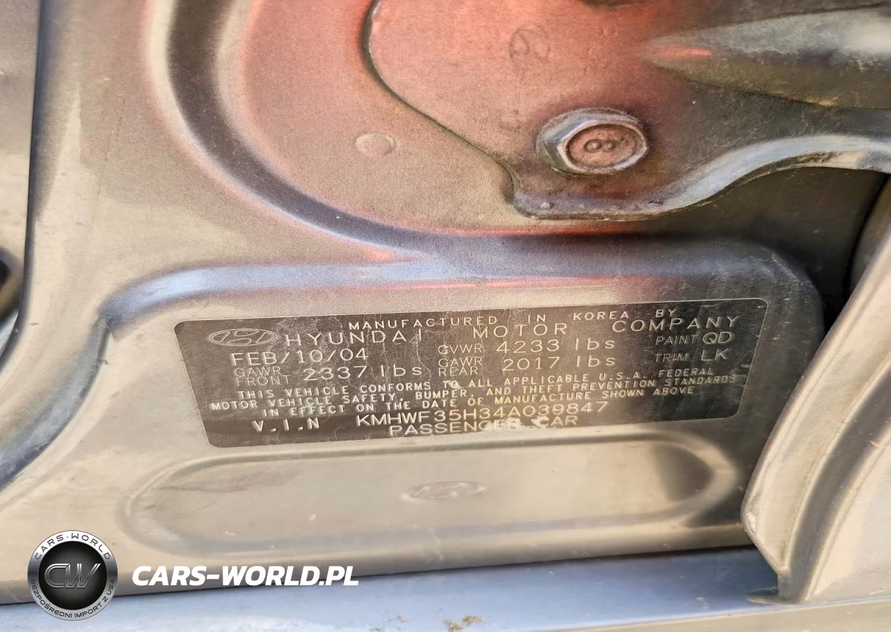 2004 Hyundai Accent 2D VIN:KMHWF35H34A039847 - 12