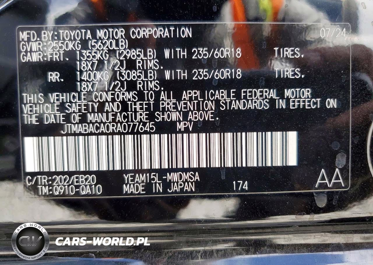 2024 Toyota Bz4X Xle VIN:JTMABACA0RA077645 - 13