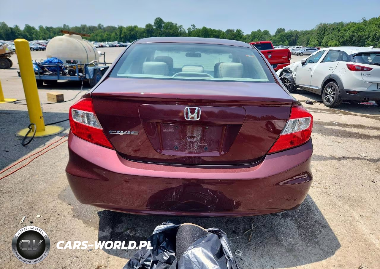 2012 Honda Civic Ex VIN:19XFB2F87CE321509 - 6