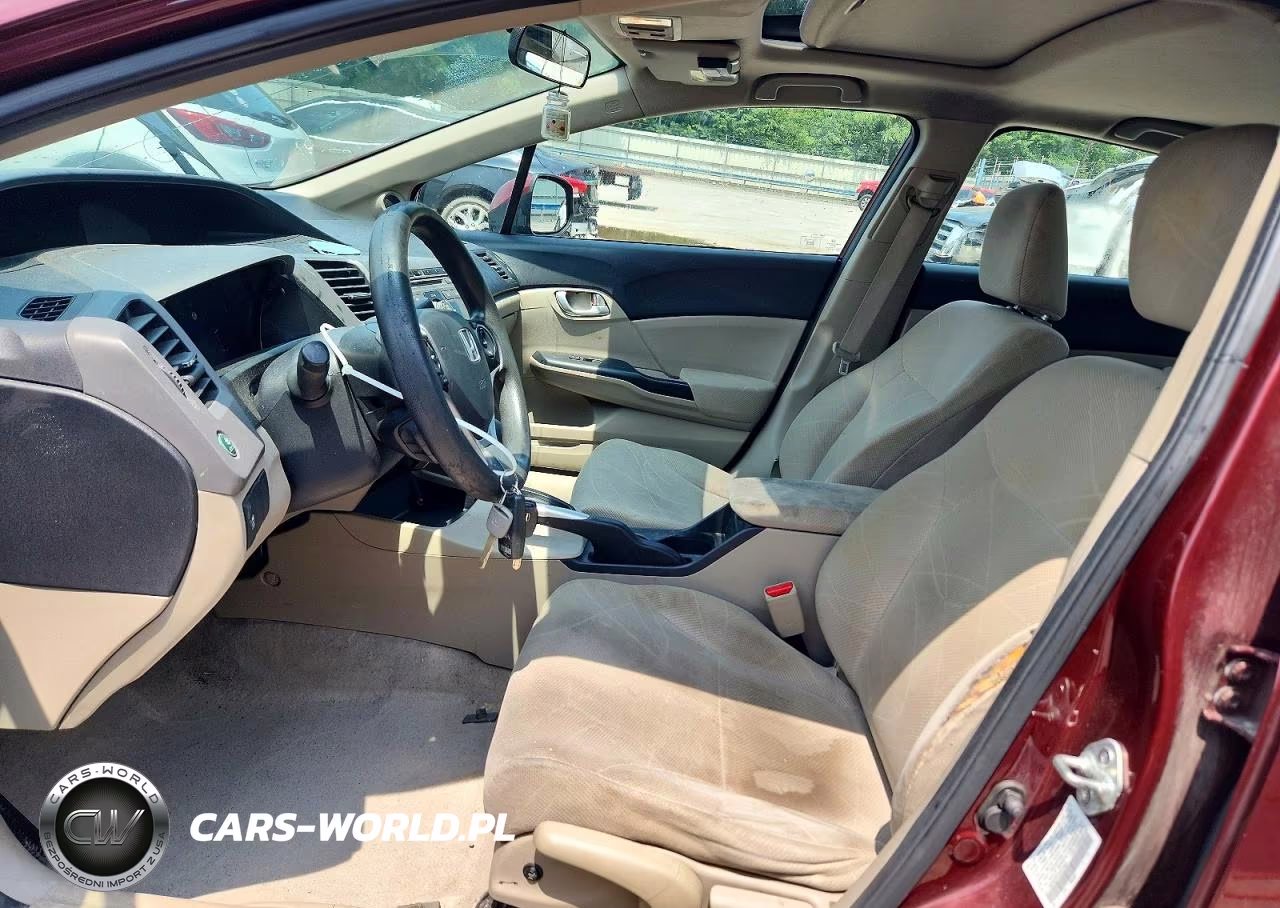 2012 Honda Civic Ex VIN:19XFB2F87CE321509 - 7