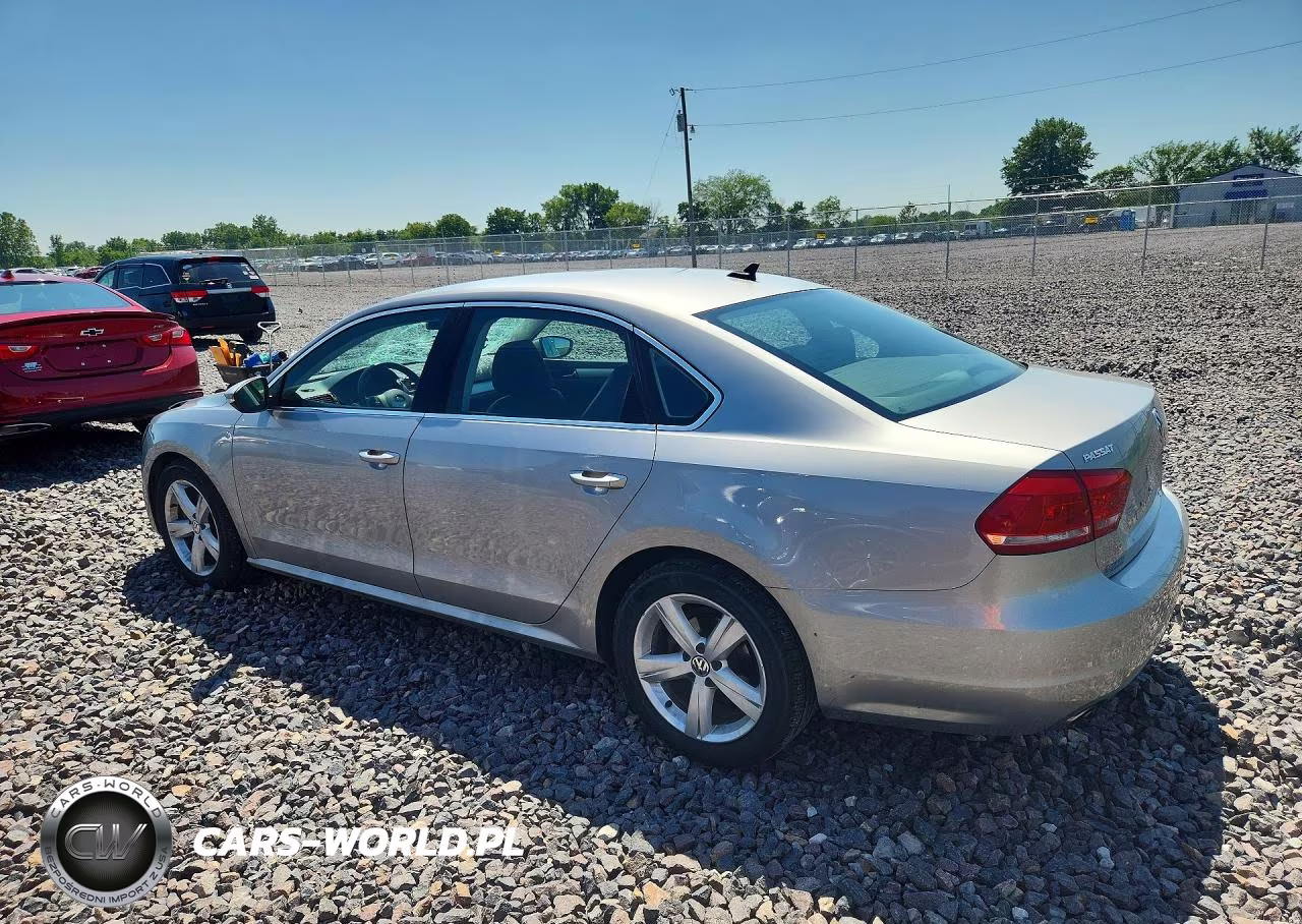 2012 Volkswagen Passat Se VIN:1VWBH7A31CC067760 - 2