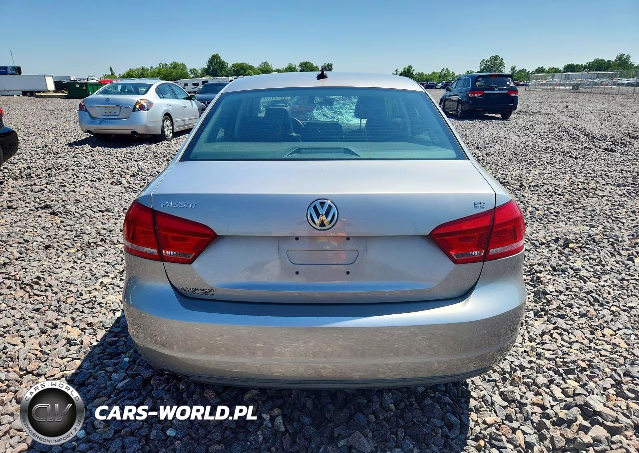 2012 Volkswagen Passat Se VIN:1VWBH7A31CC067760 - 6