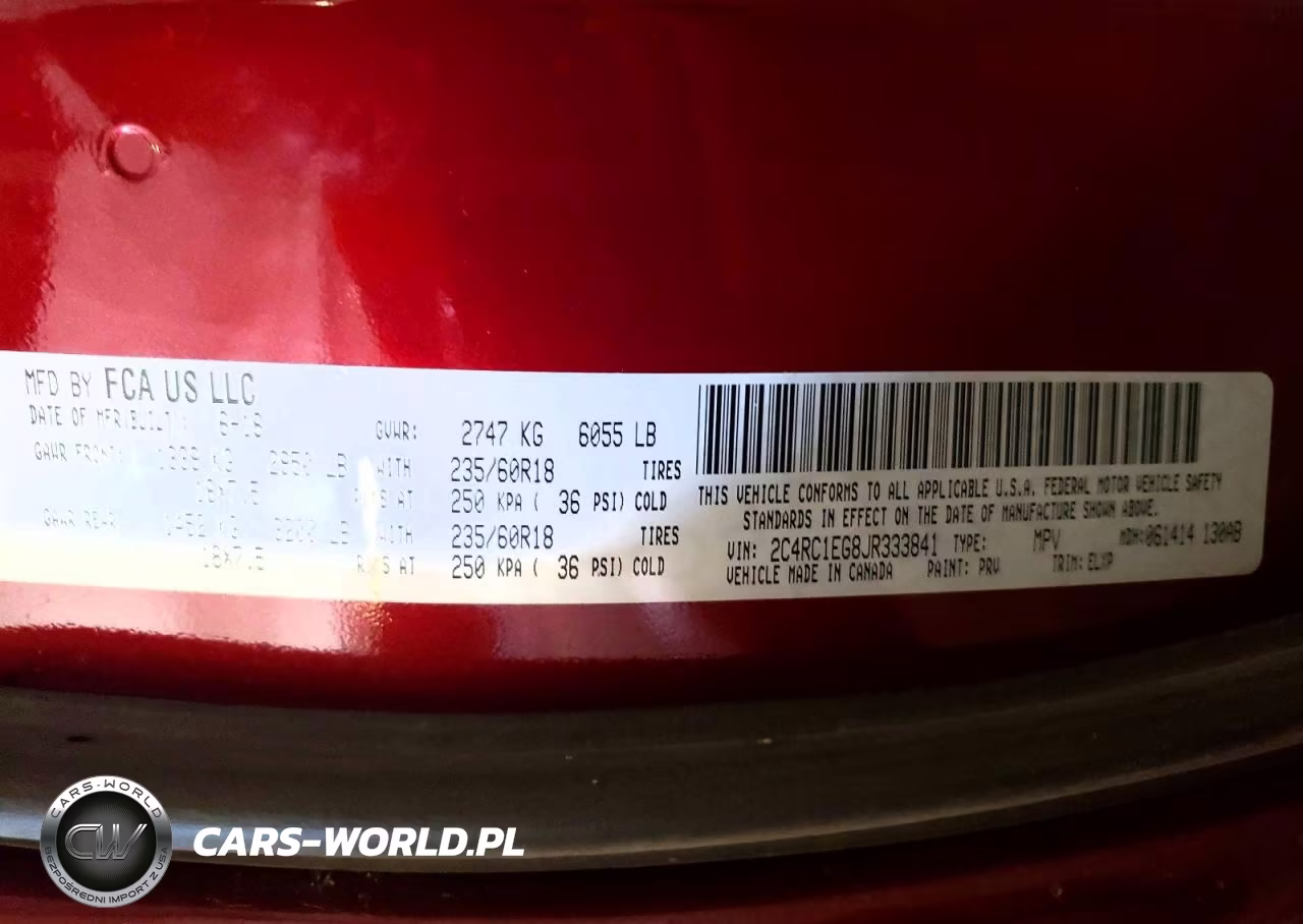 2018 Chrysler Pacifica Touring L Plus VIN:2C4RC1EG8JR333841 - 13