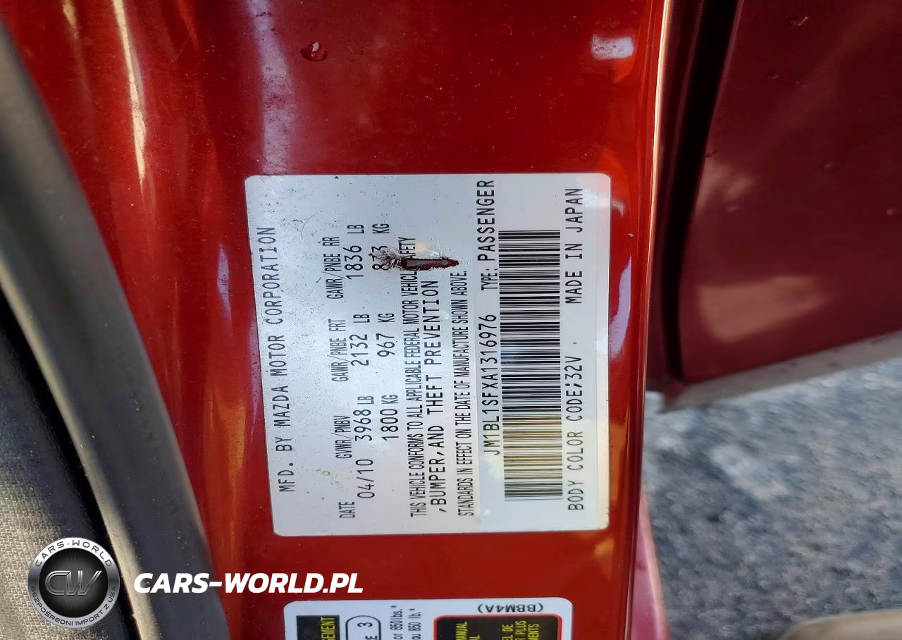 2010 Mazda 3 I VIN:JM1BL1SFXA1316976 - 12