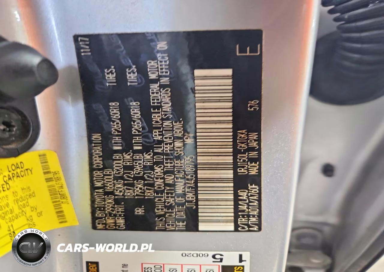 2018 Lexus Gx 460 VIN:JTJBM7FX4J5189795 - 14