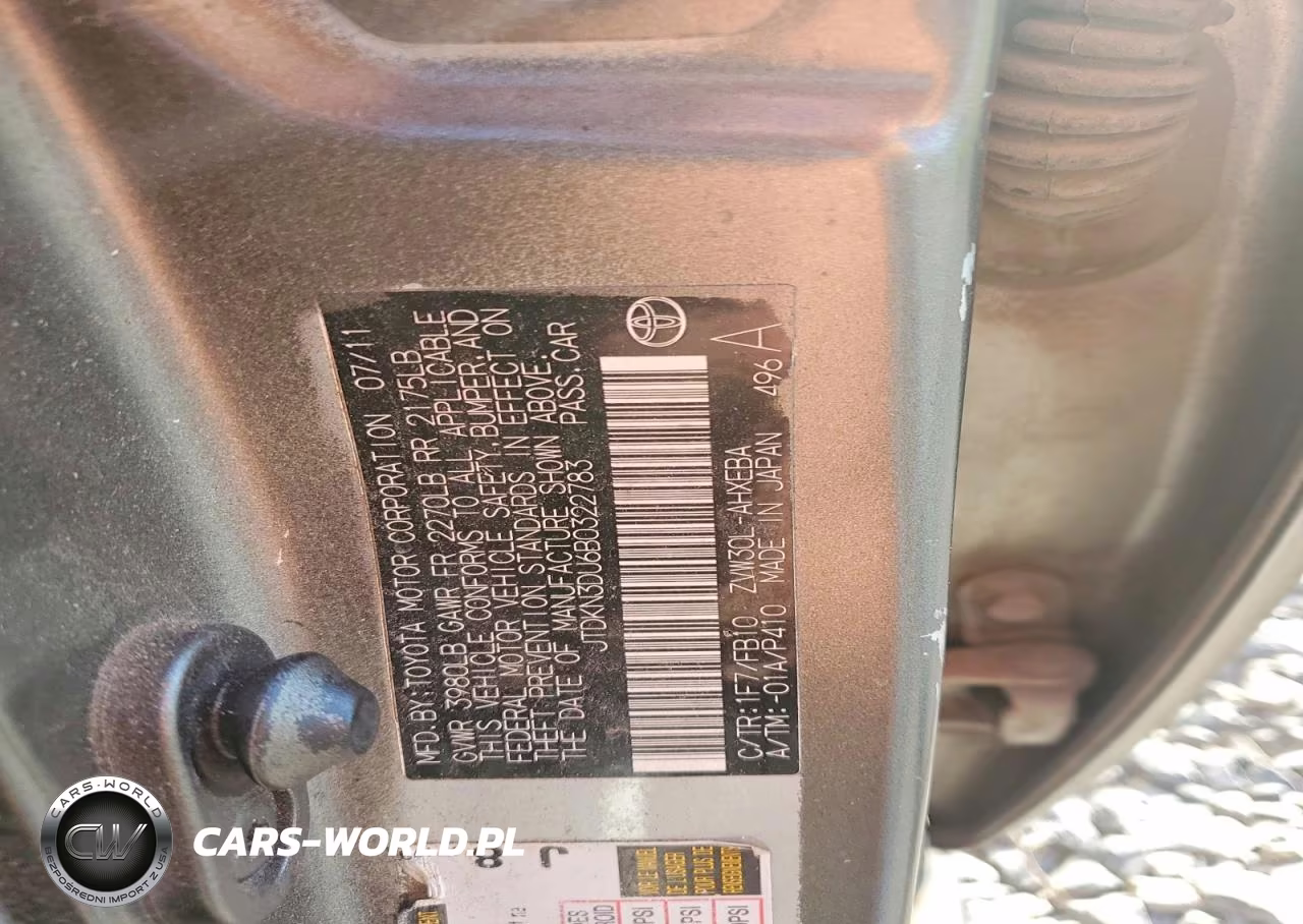 2011 Toyota Prius Three VIN:JTDKN3DU6B0322783 - 12