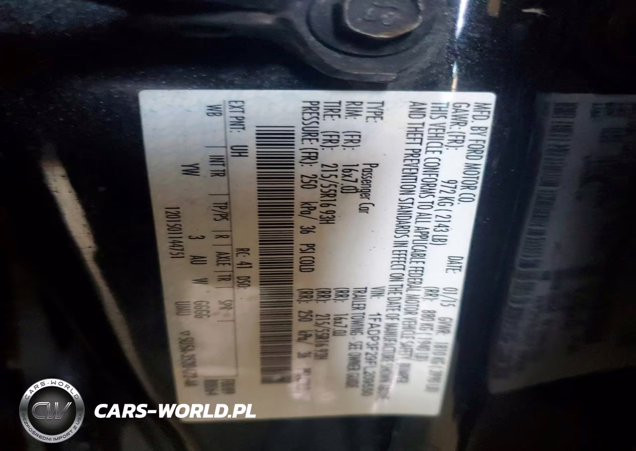 2015 Ford Focus Se VIN:1FADP3F29FL209550 - 12