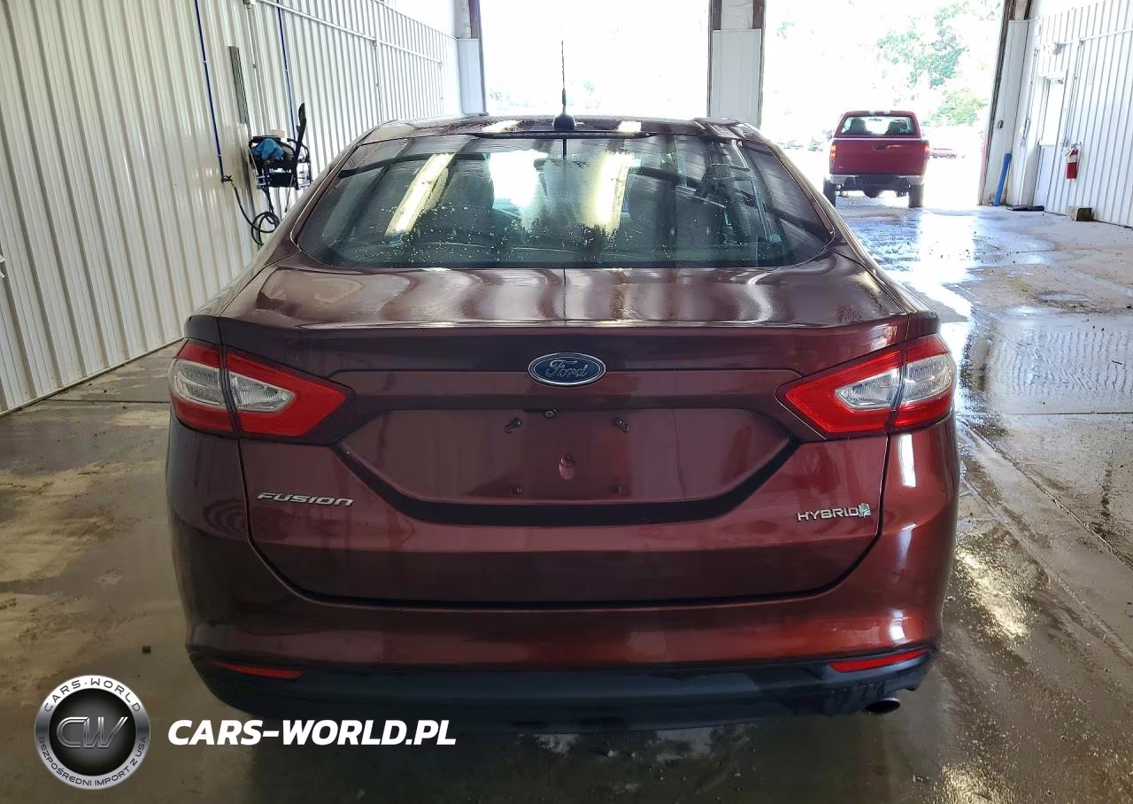 2016 Ford Fusion S Hybrid VIN:3FA6P0UU2GR379537 - 6