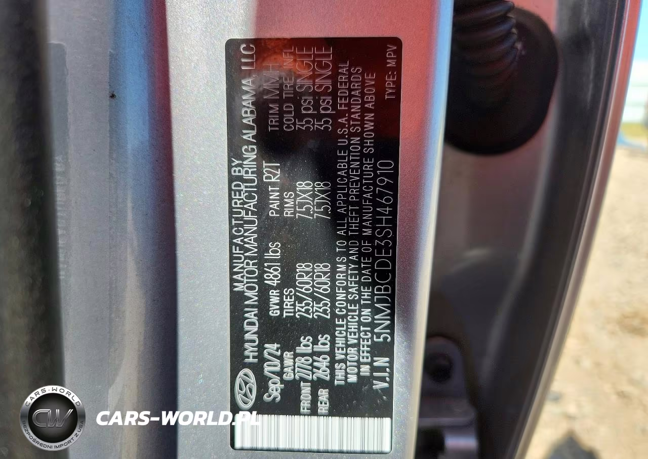 2025 Hyundai Tucson Sel VIN:5NMJBCDE3SH467910 - 13