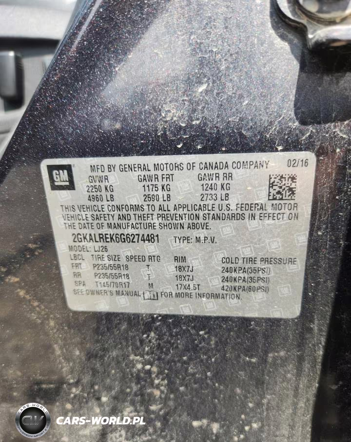 2016 GMC Terrain Denali VIN:2GKALREK6G6274481 - 13