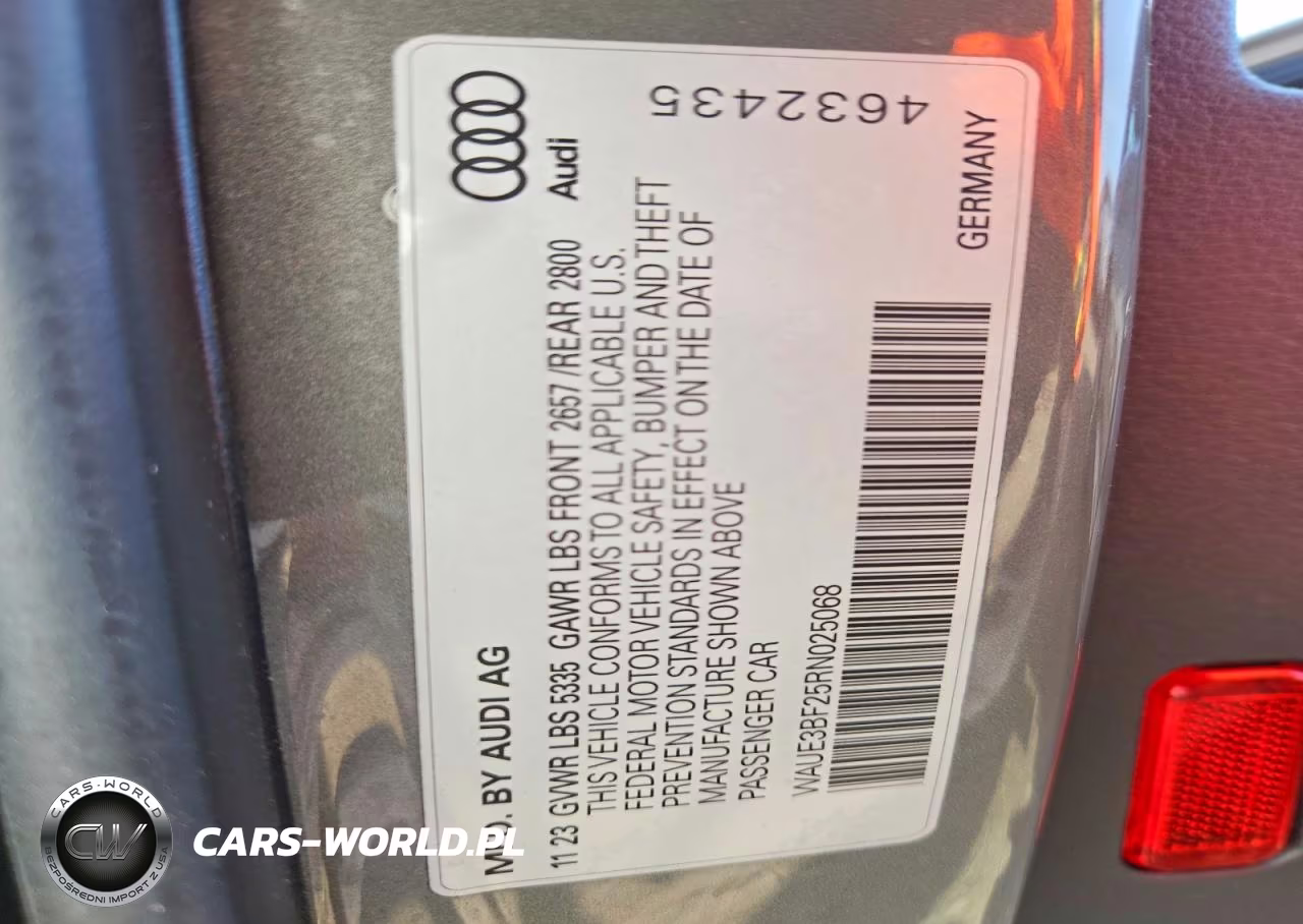 2024 Audi A6 Premium Plus VIN:WAUE3BF25RN025068 - 13