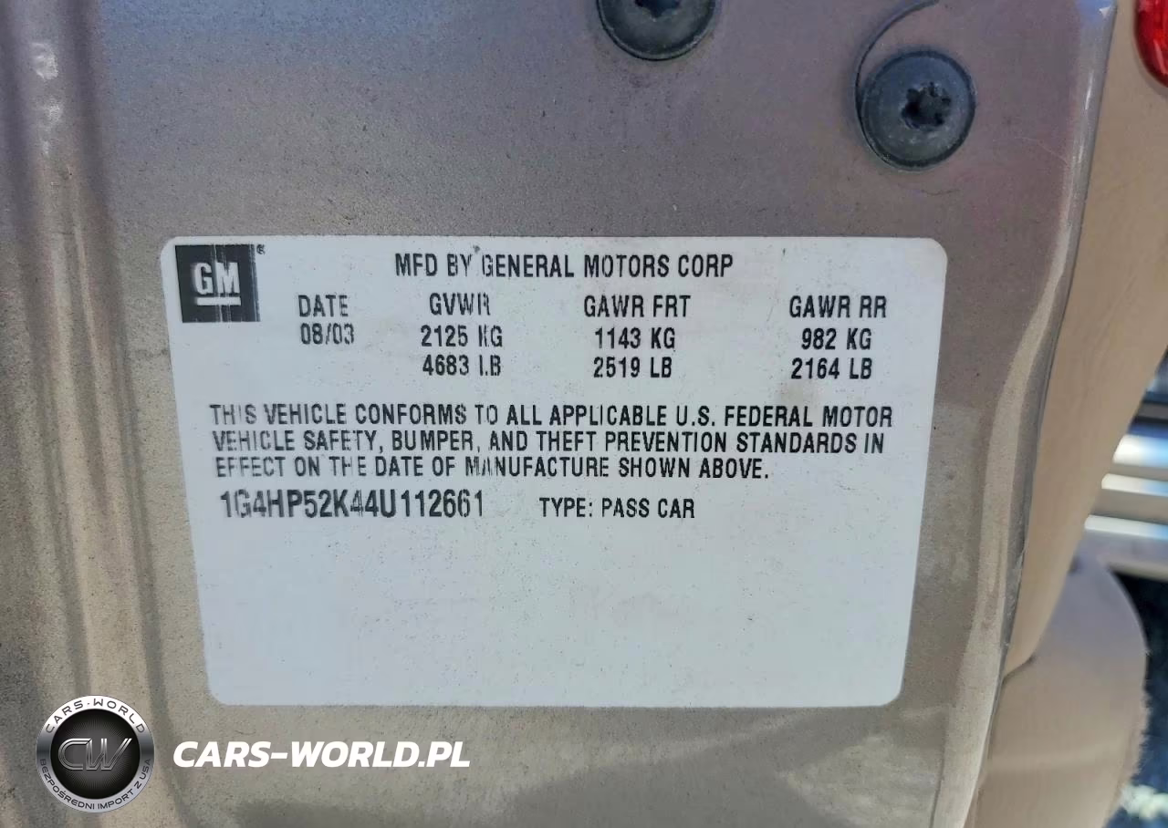 2004 Buick Lesabre Custom VIN:1G4HP52K44U112661 - 12