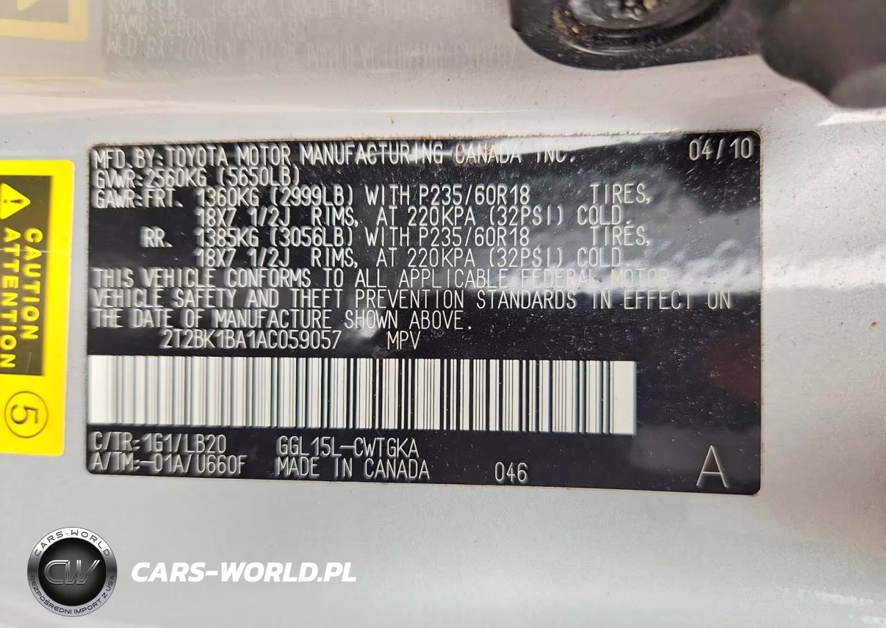 2010 Lexus Rx 350 VIN:2T2BK1BA1AC059057 - 13