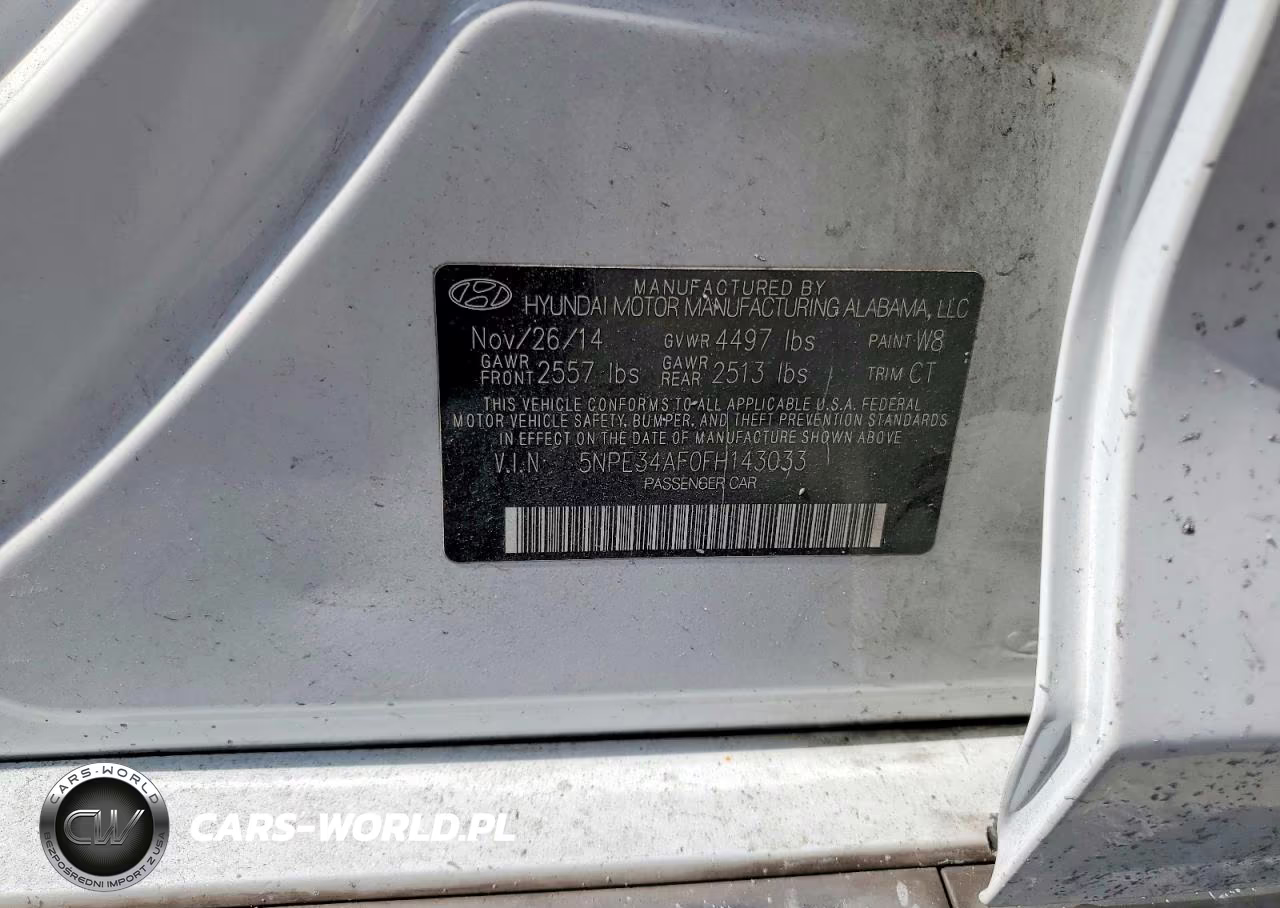 2015 Hyundai Sonata Sport VIN:5NPE34AF0FH143033 - 13
