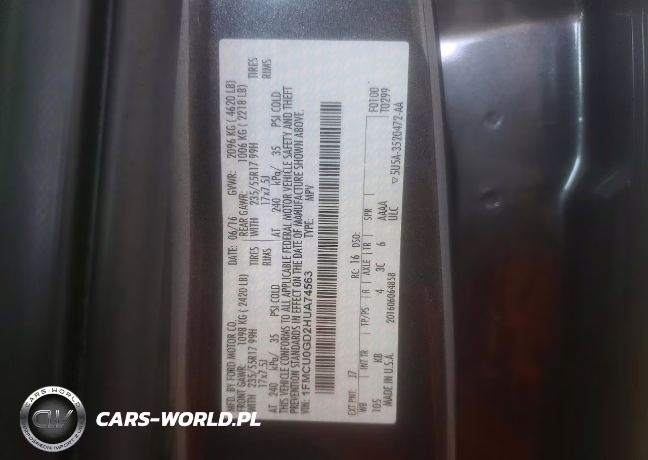 2017 Ford Escape Se VIN:1FMCU0GD2HUA74563 - 13